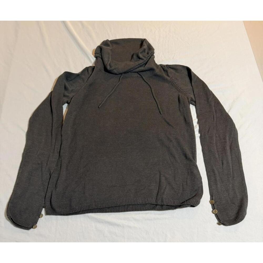 Royal Robbins Womens 70%‎ Rayon Crowl Neck Knit Sweater Hoodie Size Large
